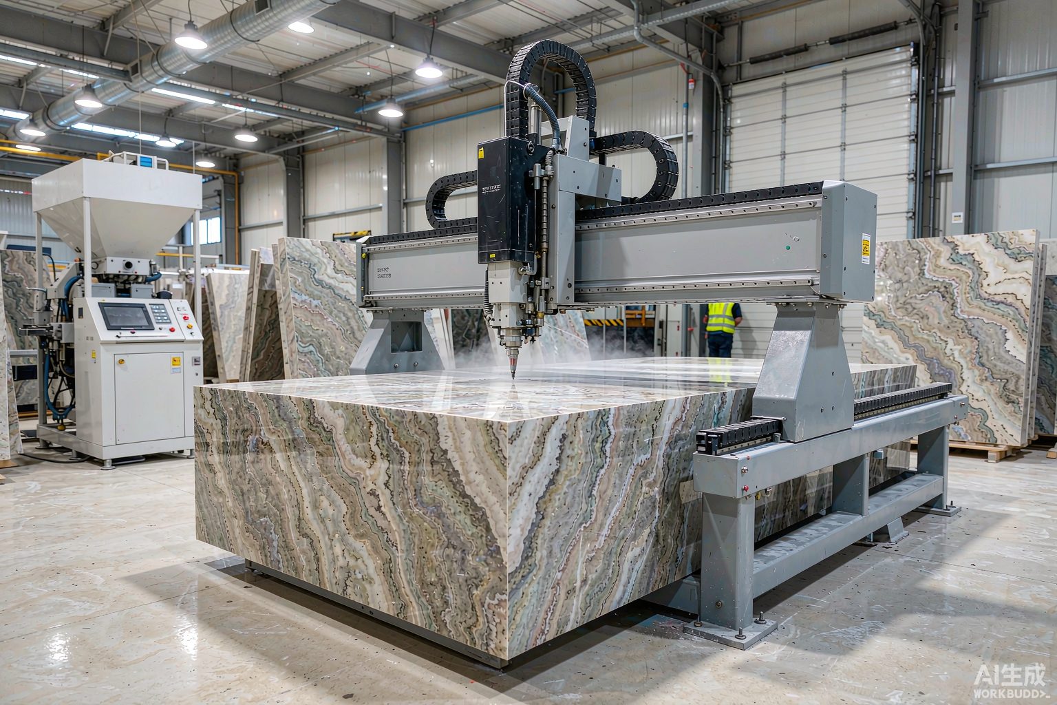CNC stone fabrication line